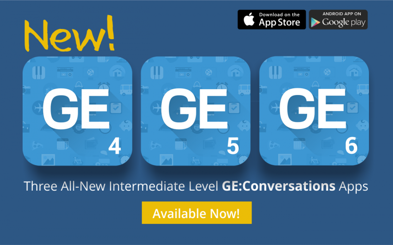 GE4，GE5，GE 6现在就可以购买在AppStore上和谷歌播放™